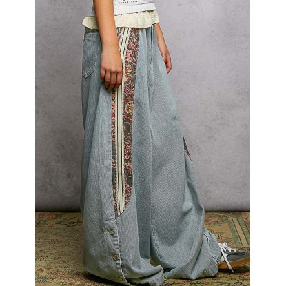 PANTALON DENIM LINES LATERAL