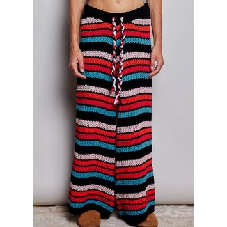PANTS MULTICOLOR RAYAS DE PUNTO