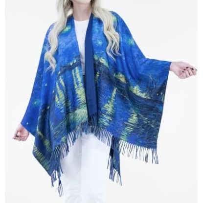 PONCHO MAR AZUL NOCHE