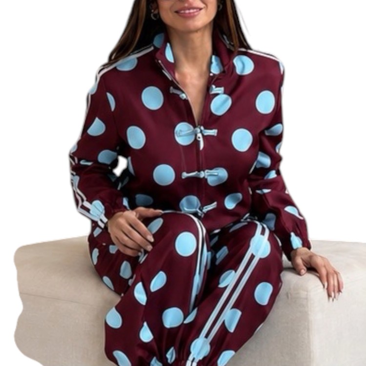 SET AZUL POLKA PANTS