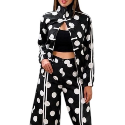 SET NEGRO POLKA PANTS