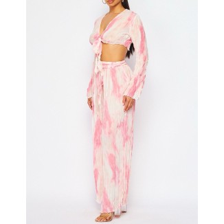 SET PANTS MANCHAS PINK