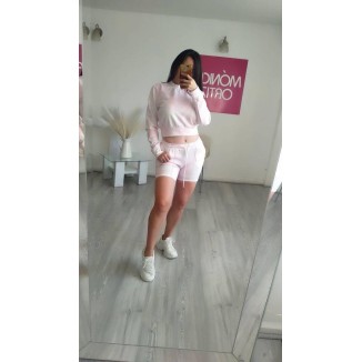 SET SHORT MANCHAS PINK