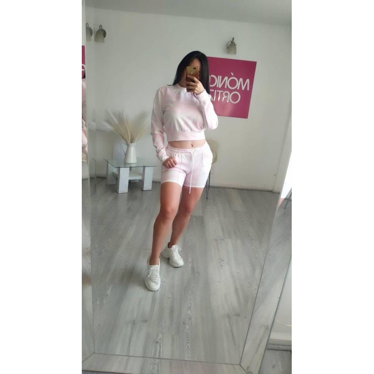 SET SHORT MANCHAS PINK