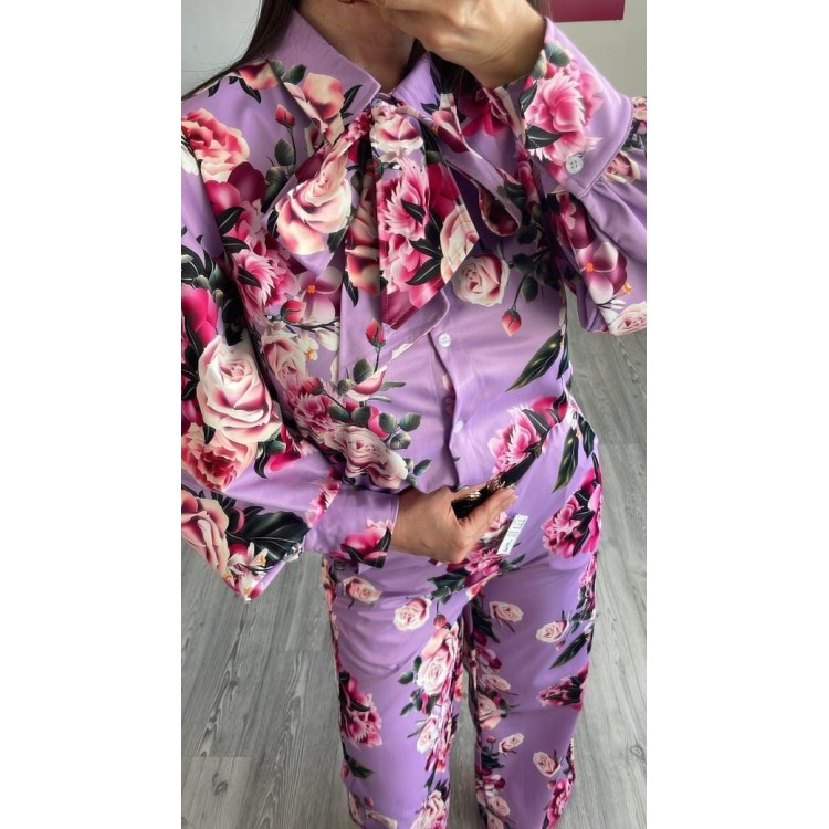 SET FLORAL LILAC
