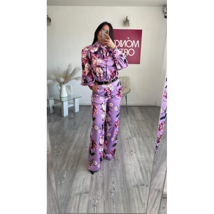 SET FLORAL LILAC