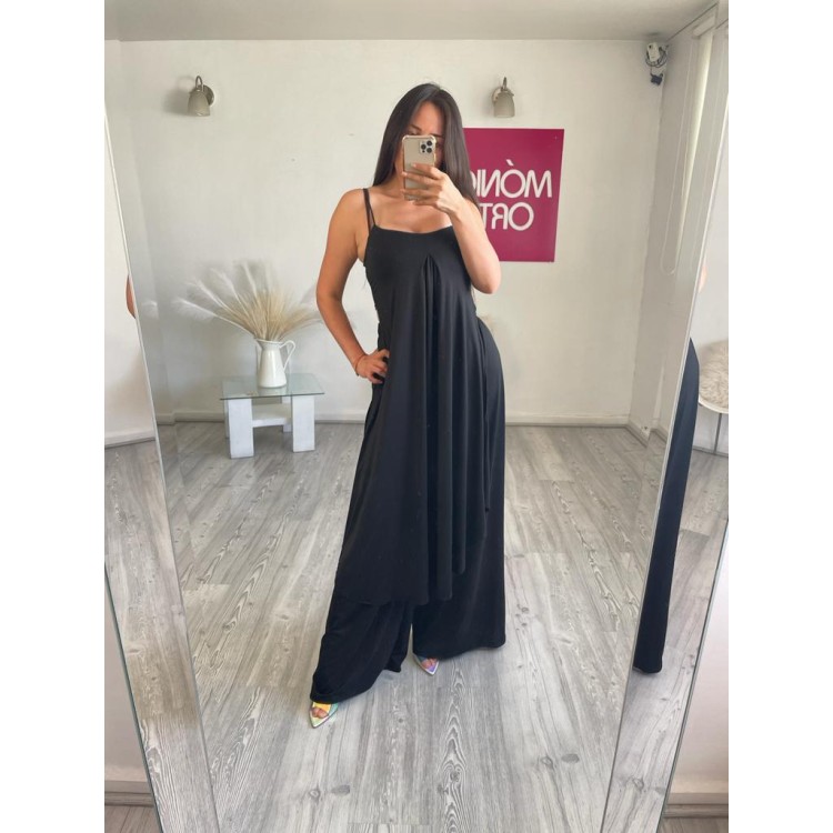 SET PANTS MAXI NEGRO