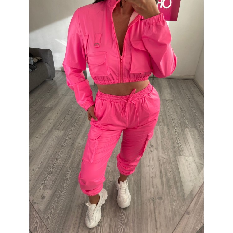 SET VINIL JOGGER PINK