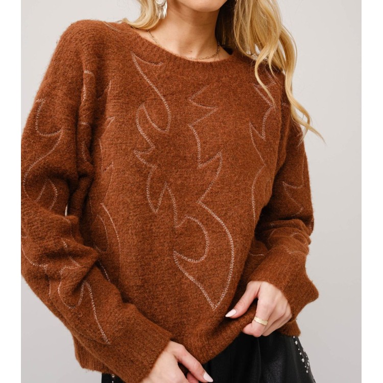SWEATER MOTIVOS WESTERN CAFE