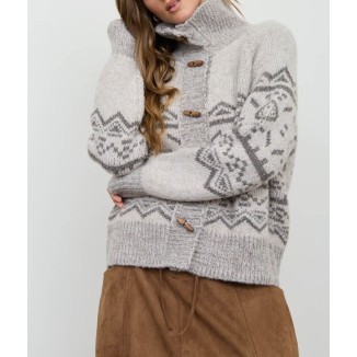 SWEATER GRIS NAVIDAD