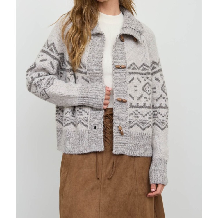 SWEATER GRIS NAVIDAD