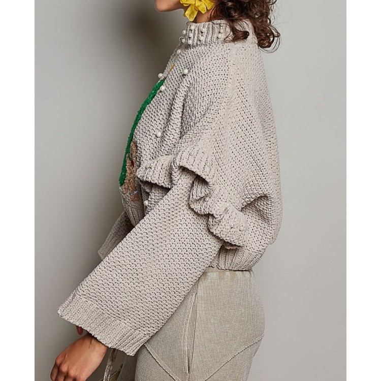 SWEATER OLANES TAUPE