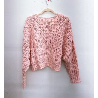 SWEATER ROSA TEJIDOS