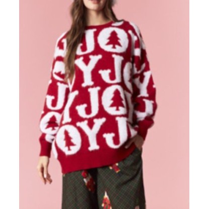 HOODIE ROJO LETRAS COLORS