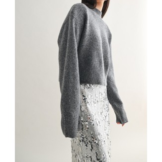 SWEATER GRIS BASICO