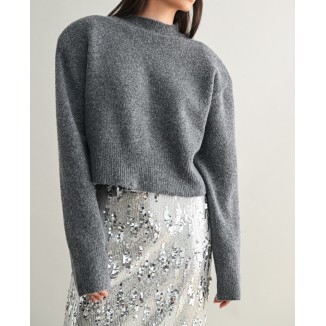SWEATER GRIS BASICO