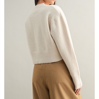 SWEATER CREMA BASICO