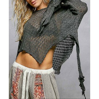 SWEATER NEGRO TEJIDO PICOS