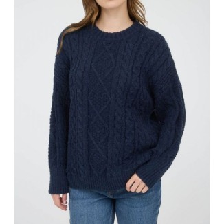 SWEATER TRENZADO NAVY