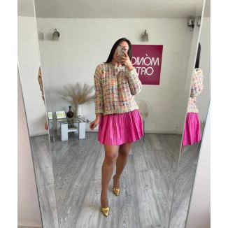 SWEATER MULTIBEIGE TWEED