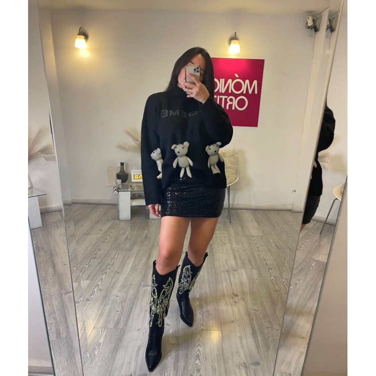 SWEATER NEGRO OSOS