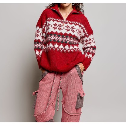 SWEATER ROJO CLASICO NAVIDAD