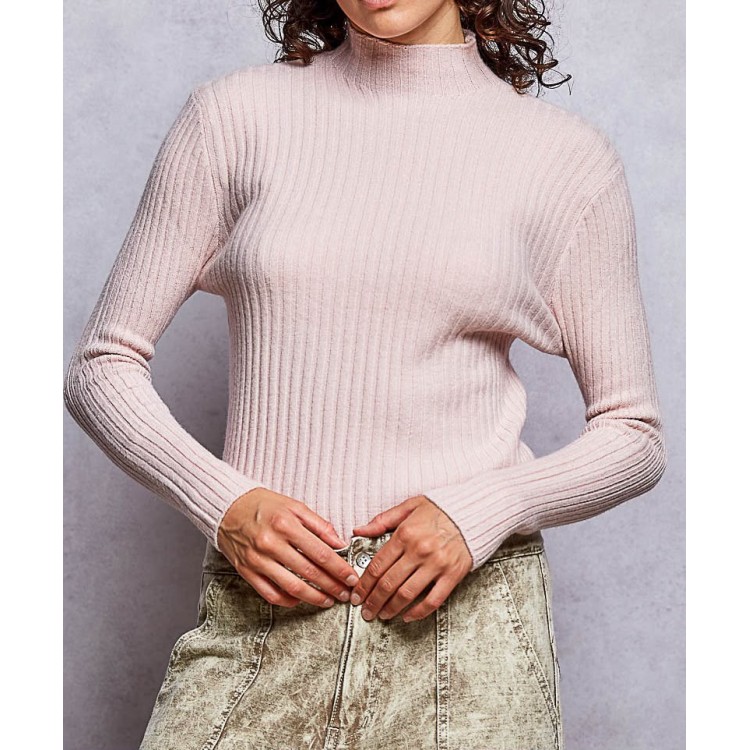 SWEATER PALO ROSA MANGA LARGA