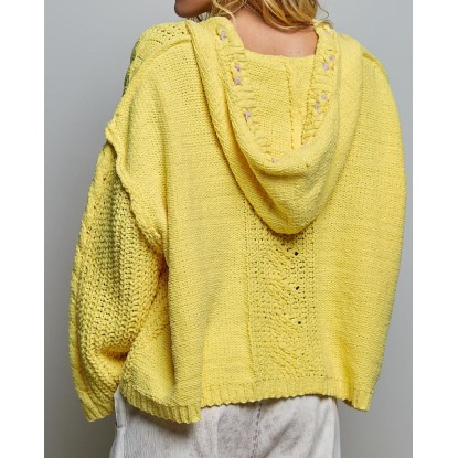 SWEATER VAINILLA PUNTO GRUESO