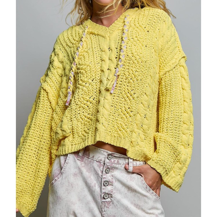 SWEATER VAINILLA PUNTO GRUESO