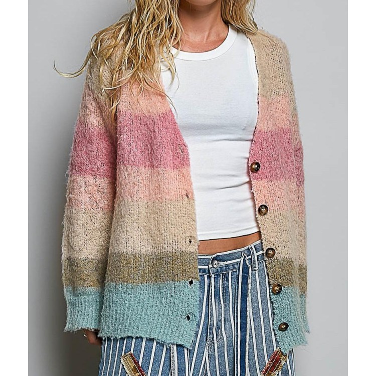 SWEATER MULTICOLOR BOTONES