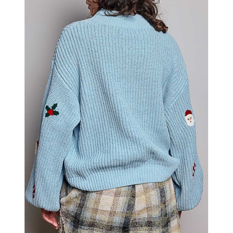SWEATER AZUL PINITOS