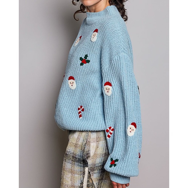 SWEATER AZUL PINITOS