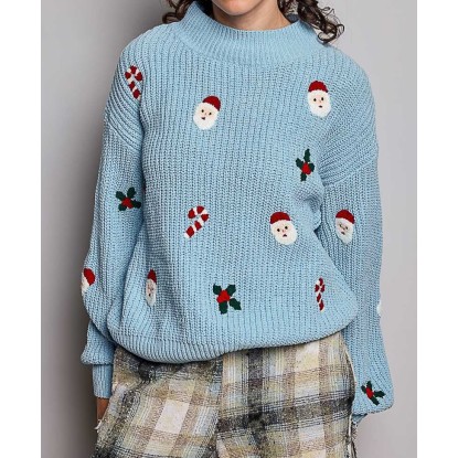 SWEATER AZUL PINITOS