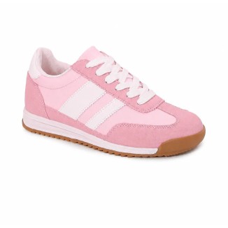 TENIS ROSA RAYAS 
