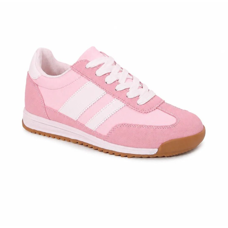 TENIS ROSA RAYAS 