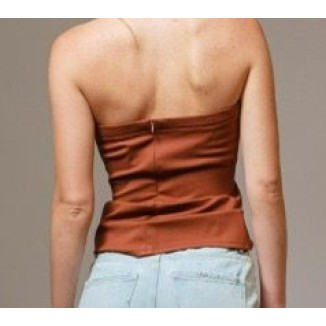 TOP STRPLESS HEBILLA CAMELL