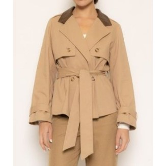 TRENCH MOKA CORTA