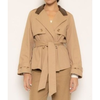 TRENCH MOKA CORTA