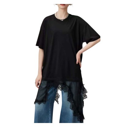 TSHIRT LENCERO NEGRO TOTAL