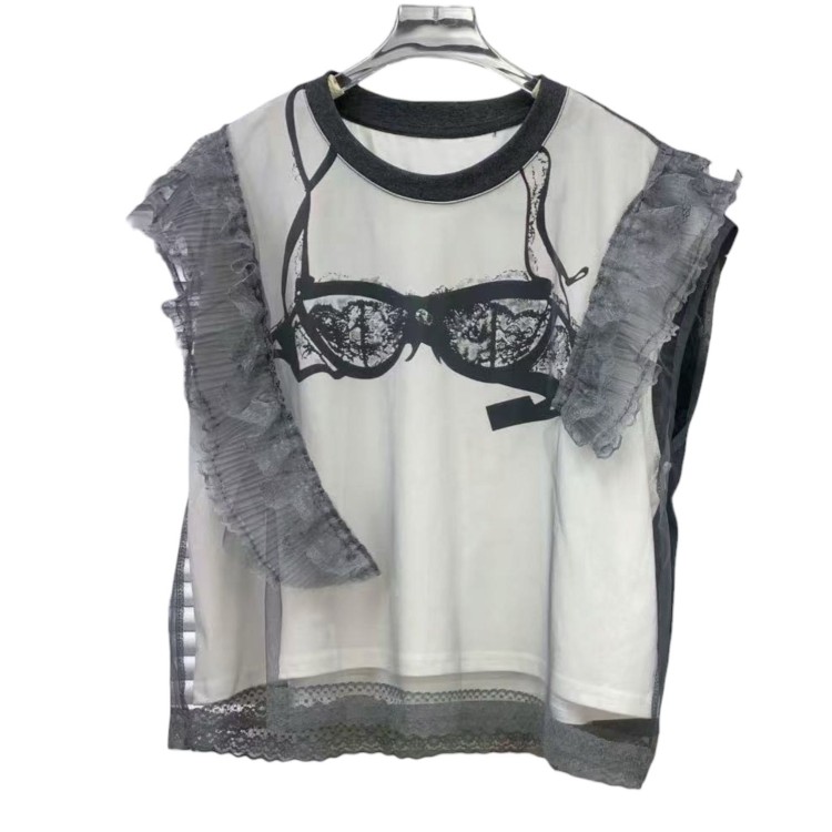 TSHIRT GRIS BRA TULL