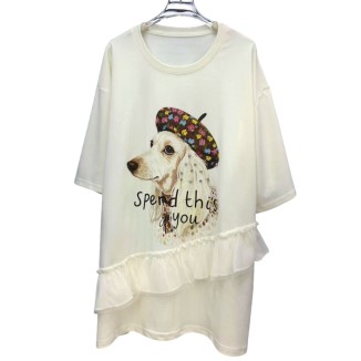 TSHIRT BEIGE OLAN PERRITO