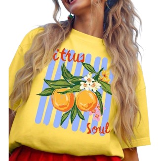 TSHIRT AMARILLO NARANJA