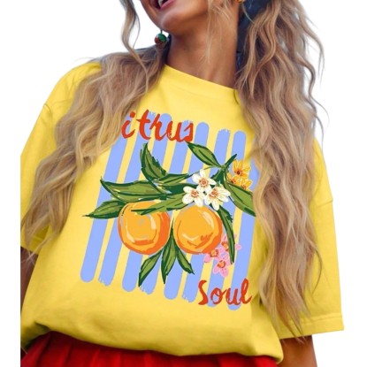 TSHIRT AMARILLO NARANJA