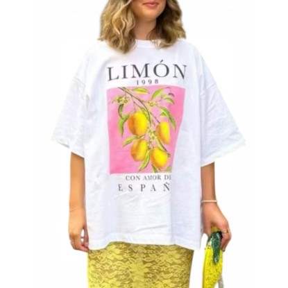 TSHIRT BLANCA LIMON