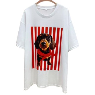 TSHIRT PERRO CAFE PALEACATE ROJO AZUL