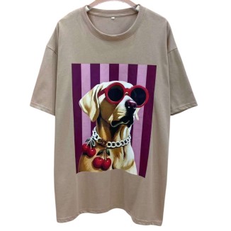 TSHIRT MOKA PERRITO CEREZAS