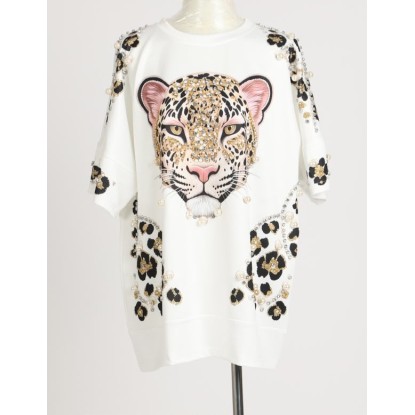 TSHIRT BLANCA TIGRE