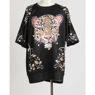 TSHIRT NEGRA TIGRE