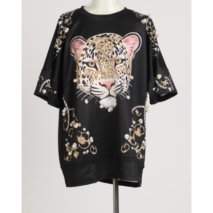 TSHIRT NEGRA TIGRE