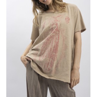 TSHIRT BEIGE VIRGEN